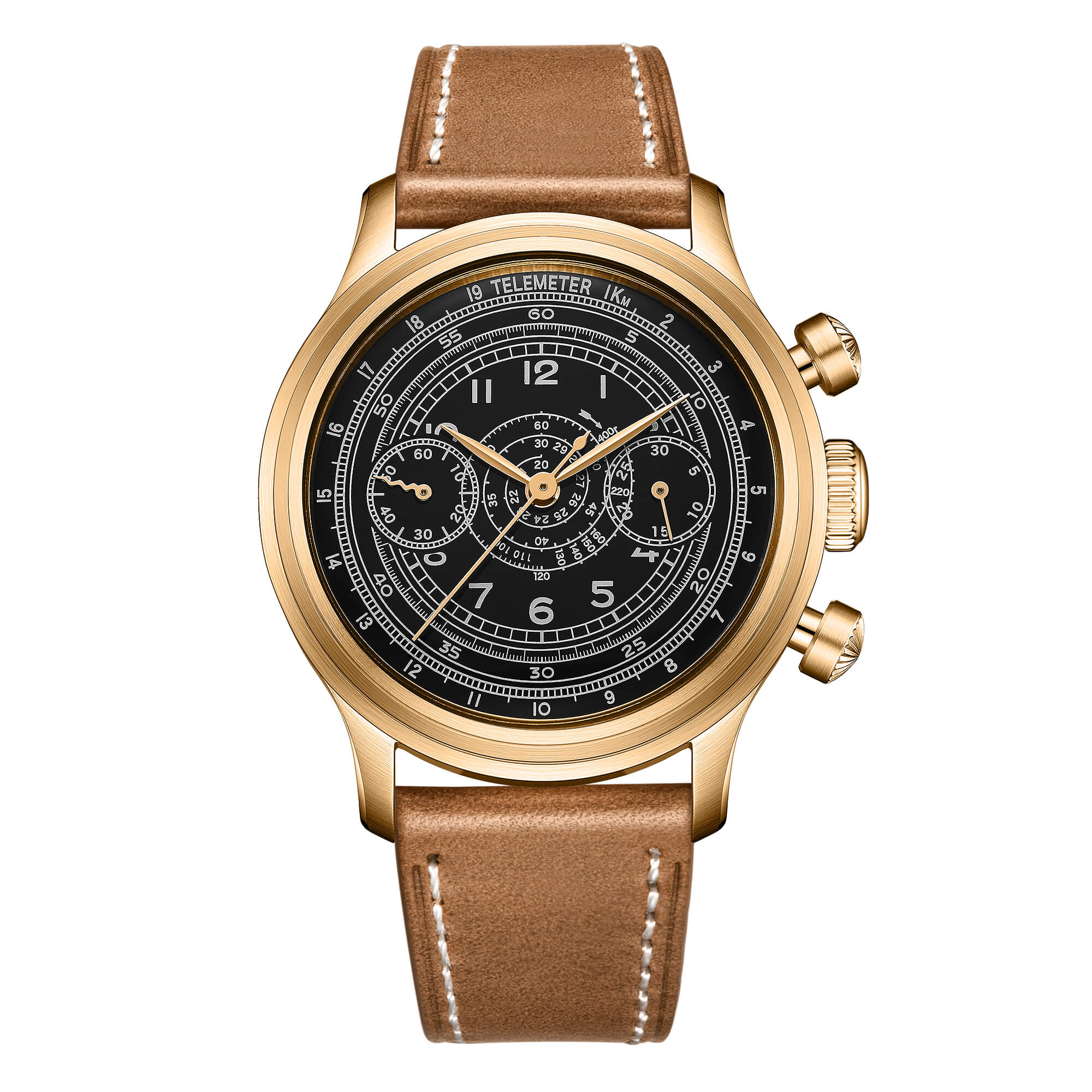 Impossible Watch Company IMP Chronograph — Silver Gilt